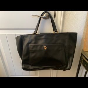 Cole Haan, Large Black Handbag.